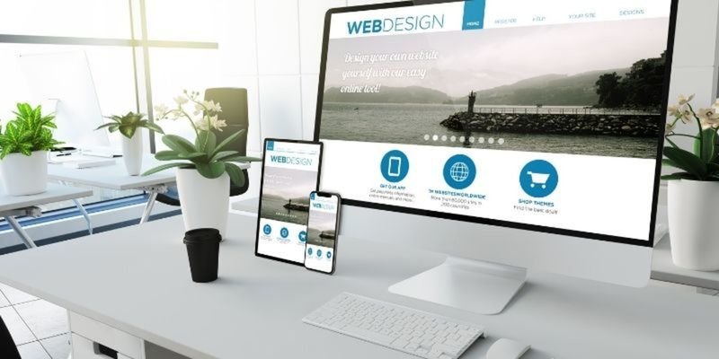 web design Modern and SEO-optimised website development